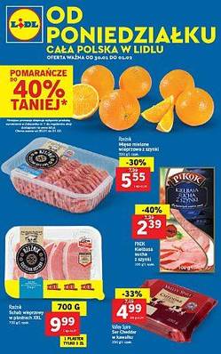 Oferta od poniedziałku