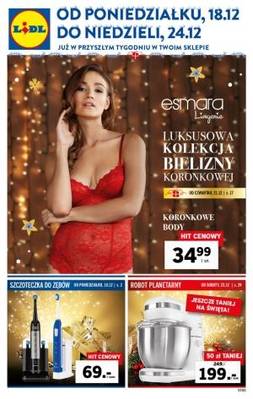 Lidl 18.12.2017 Luksusowa bielizna