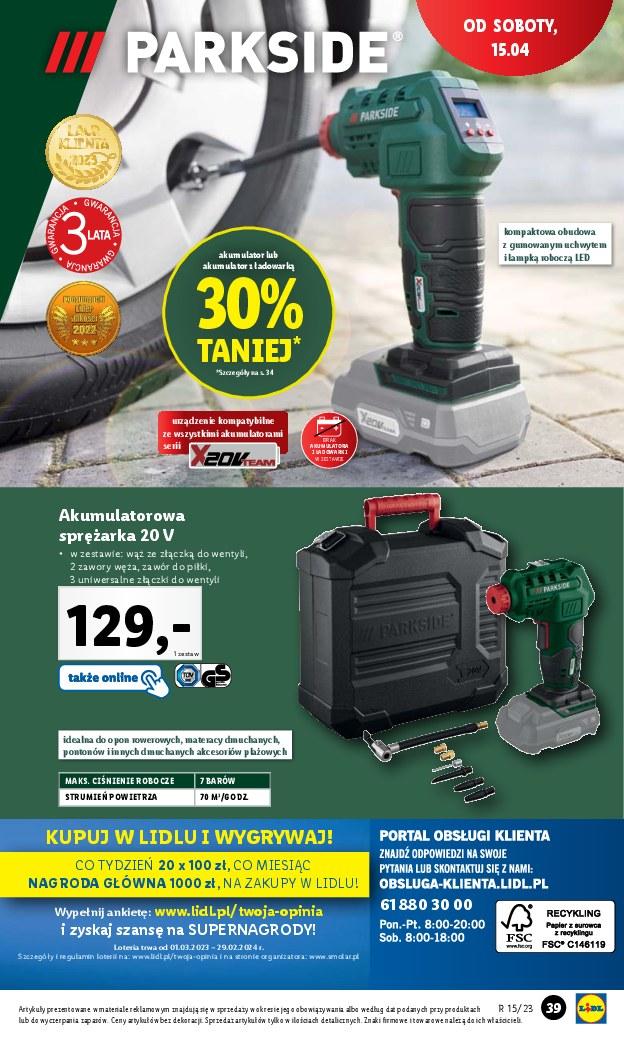 Gazetka promocyjna Lidl str. 39