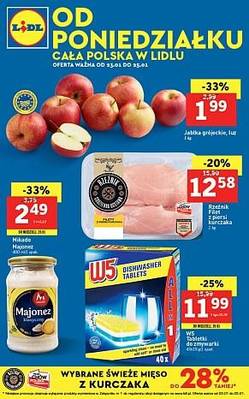 Lidl od poniedziałku