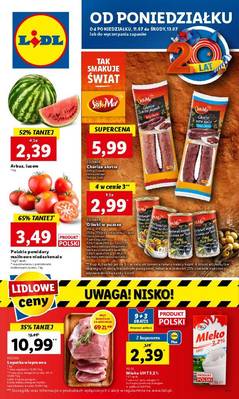 Lidl od poniedziałku 