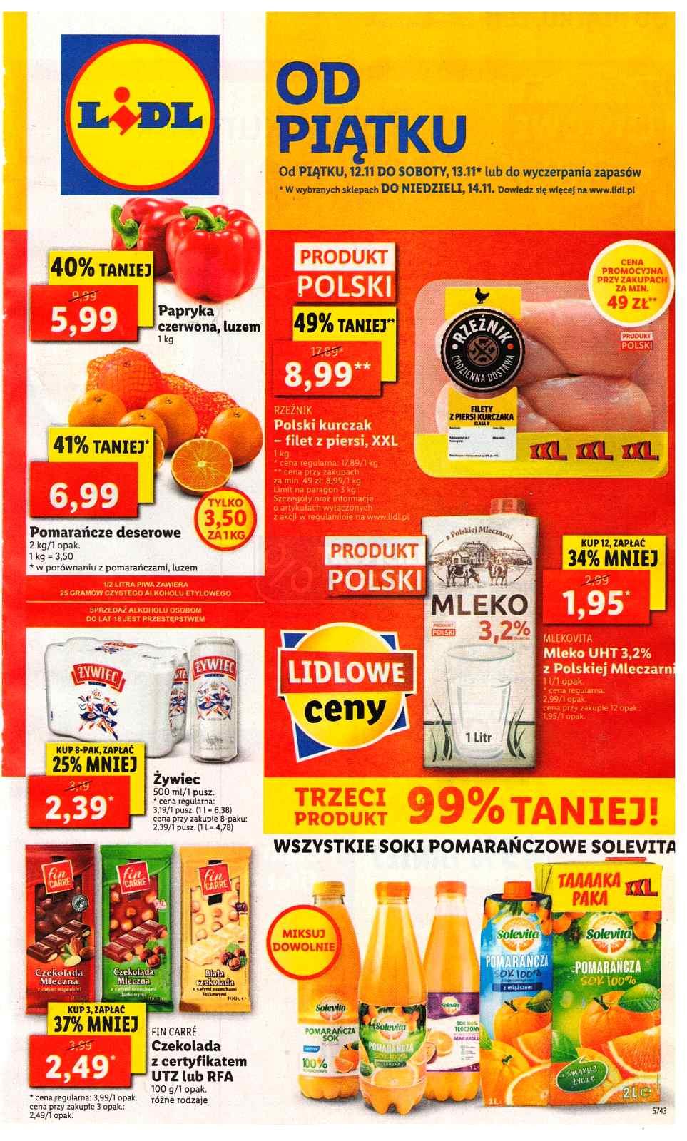 Gazetka promocyjna Lidl str. 1