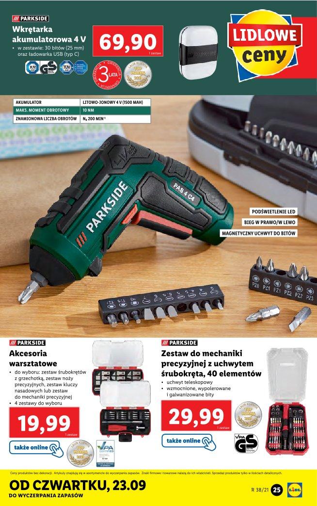 Gazetka promocyjna Lidl str. 25