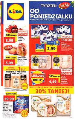 Lidl od poniedziałku