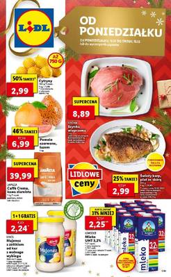 Lidl od poniedziałku