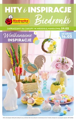 Biedronka gazetka - od 14/03/2026 do 01/04/2026