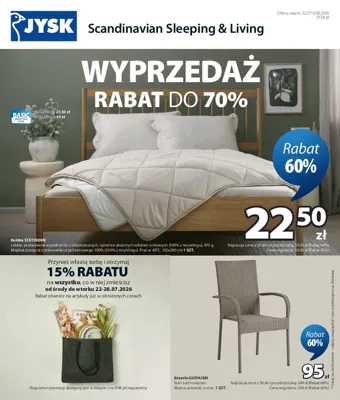 Jysk gazetka - od 24/07/2026 do 09/08/2026