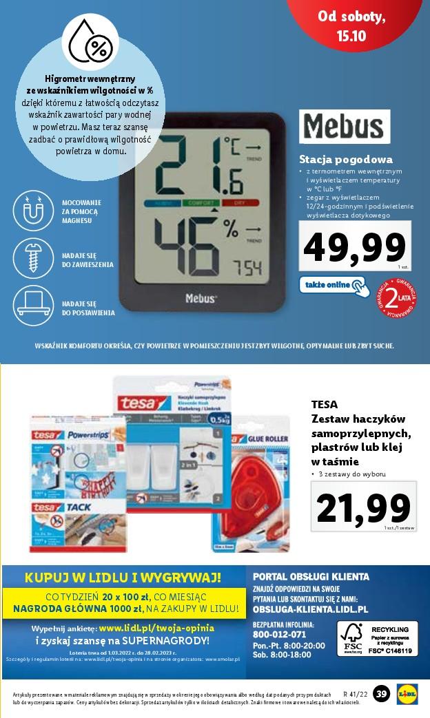 Gazetka promocyjna Lidl str. 39
