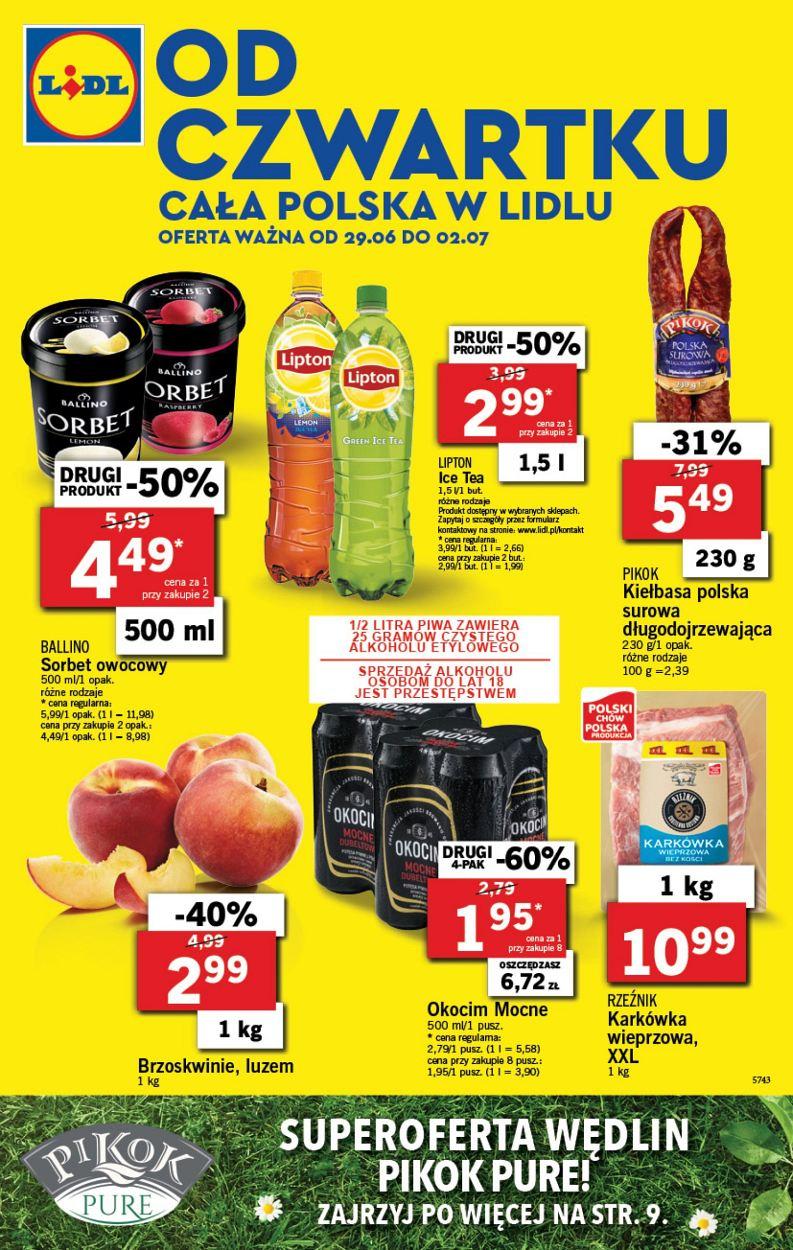 Gazetka promocyjna Lidl str. 1