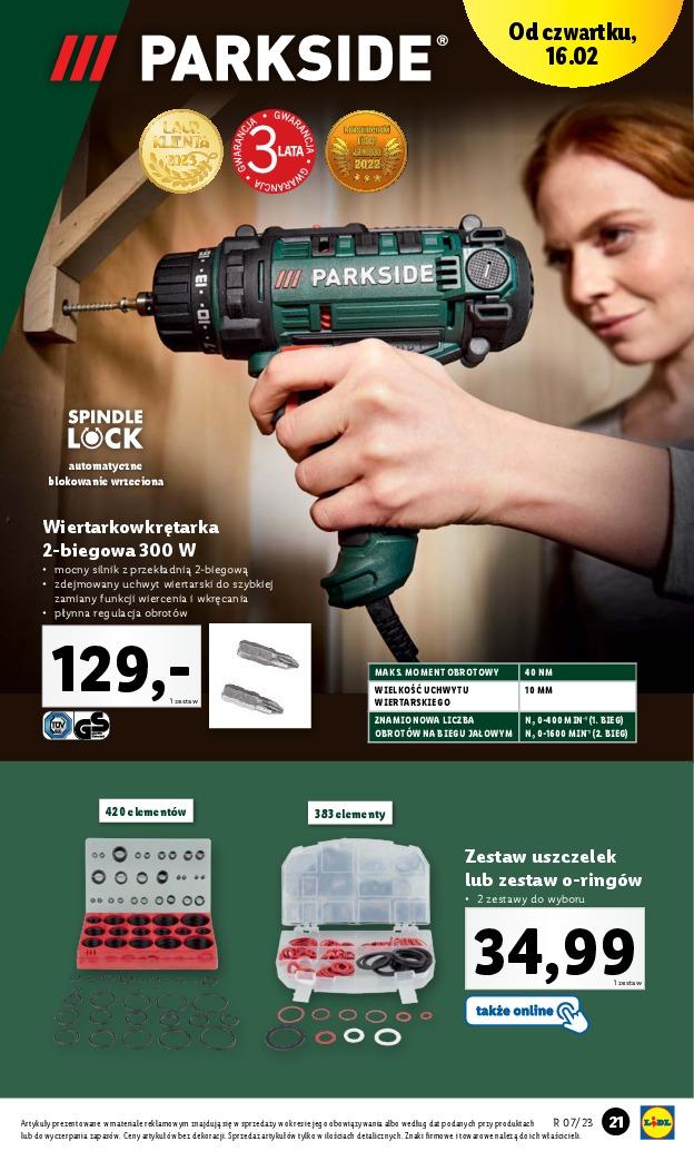 Gazetka promocyjna Lidl str. 21