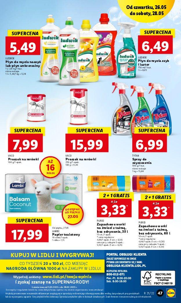 Gazetka promocyjna Lidl str. 47