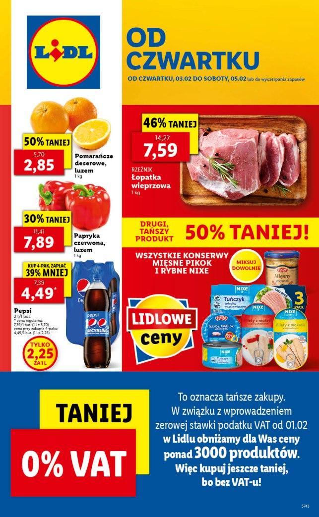 Gazetka promocyjna Lidl str. 1