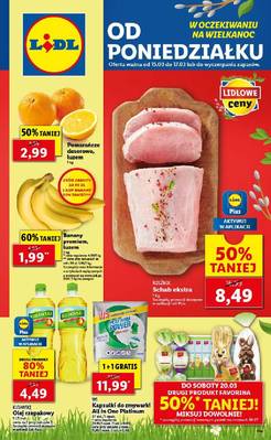 Lidl od poniedziałku