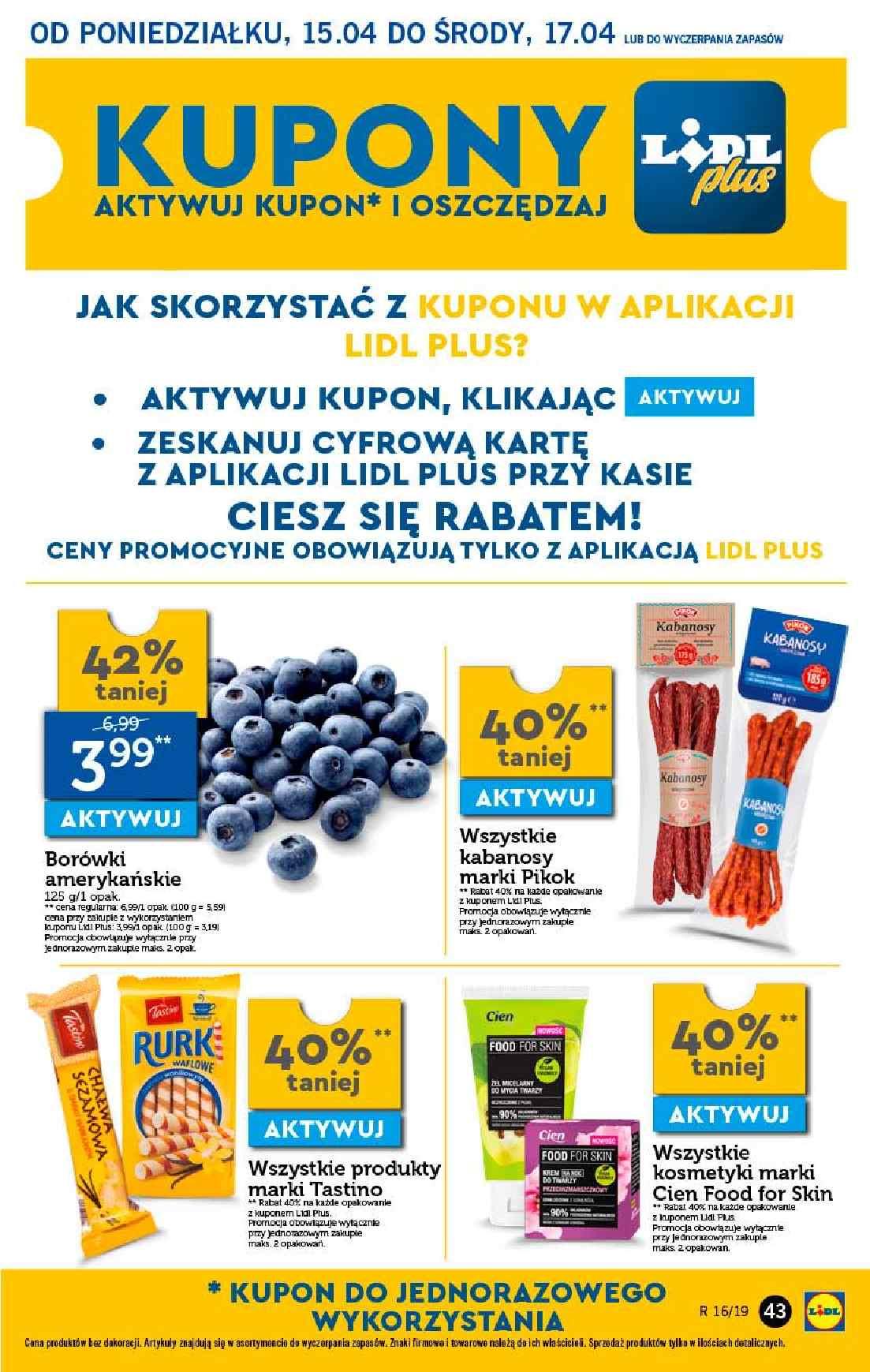Gazetka promocyjna Lidl str. 43