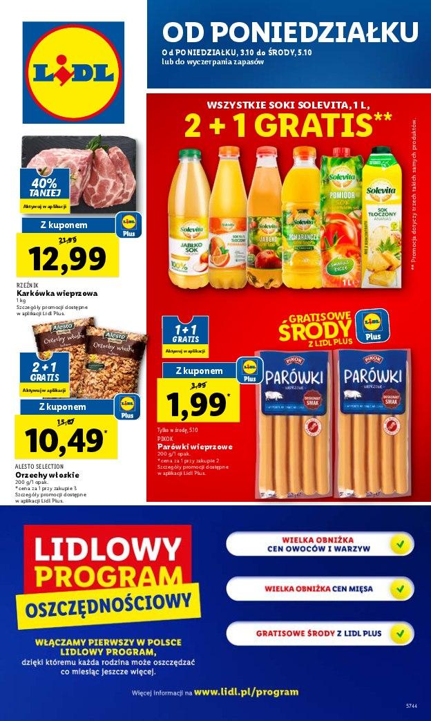 Gazetka promocyjna Lidl str. 1