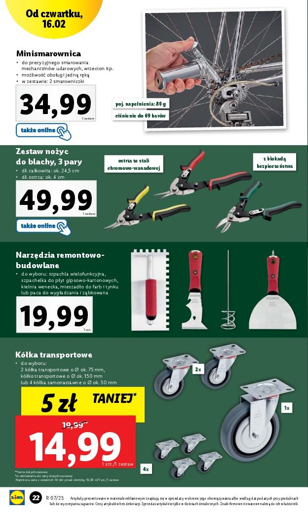 Gazetka promocyjna Lidl str. 22