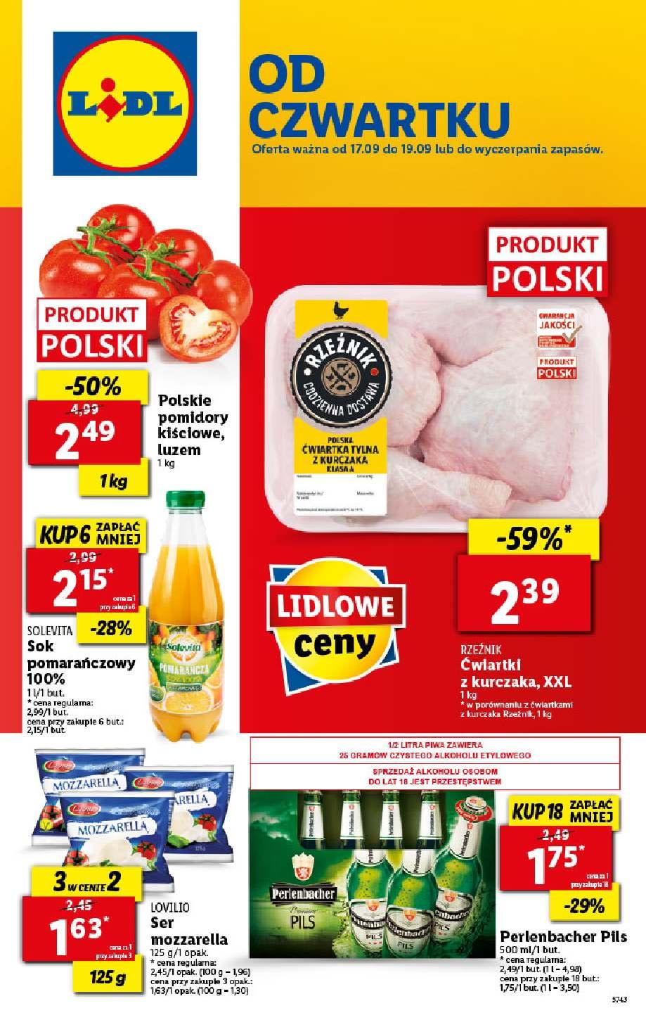 Gazetka promocyjna Lidl str. 1