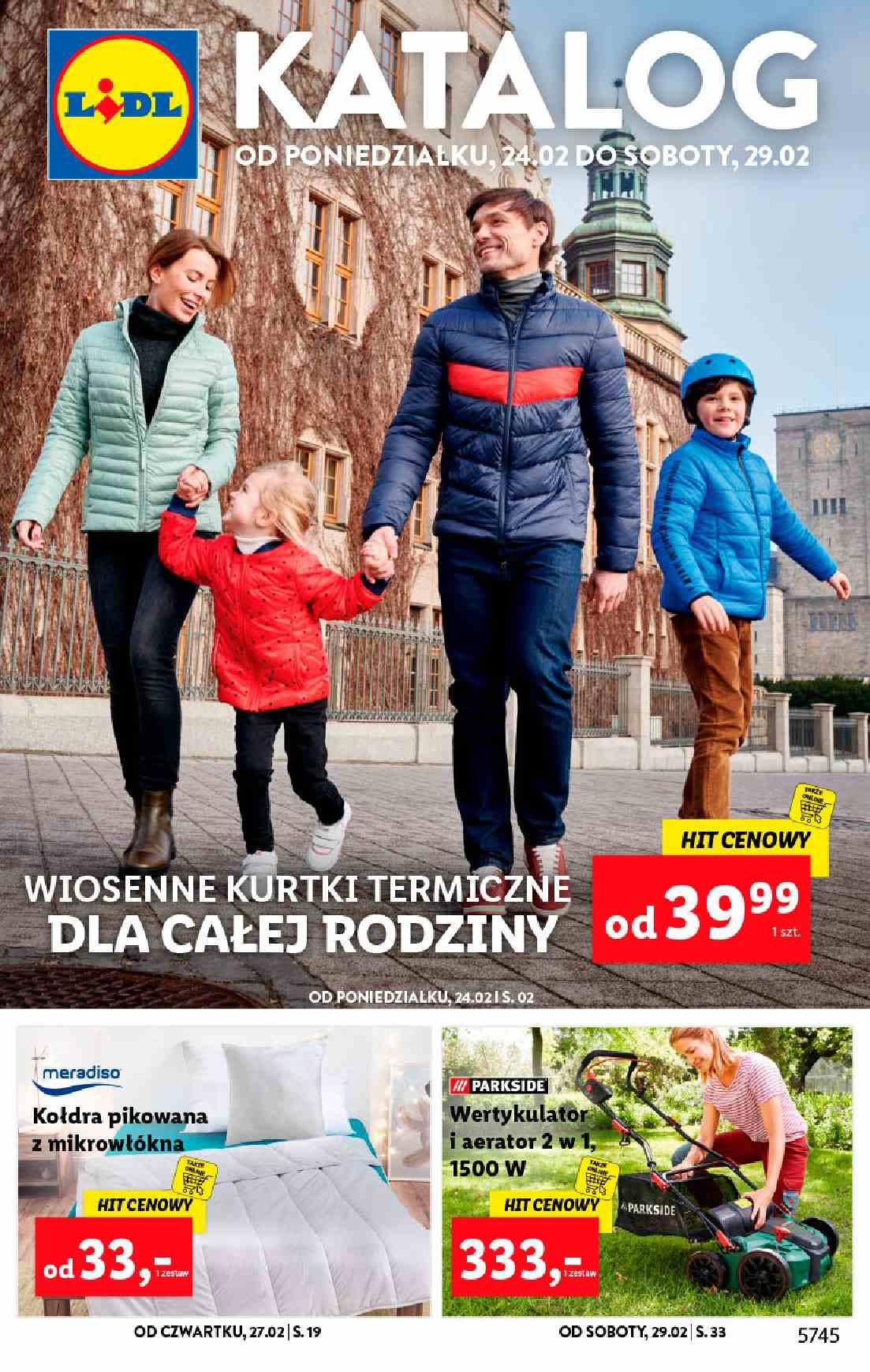 Gazetka promocyjna Lidl str. 1