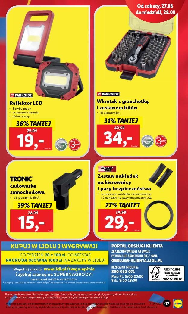 Gazetka promocyjna Lidl str. 47