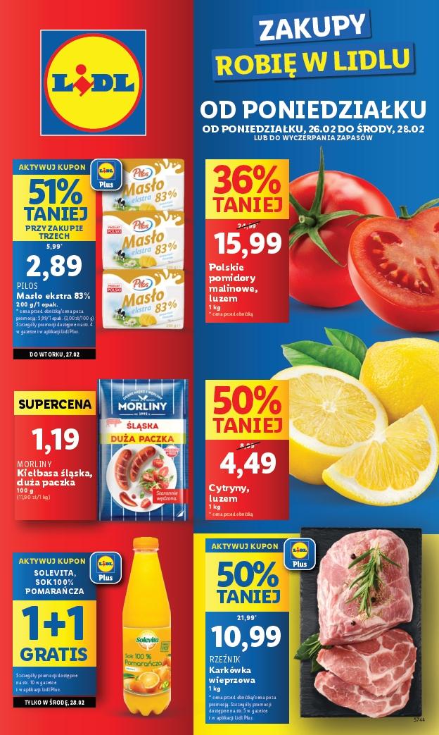 Gazetka promocyjna Lidl str. 1