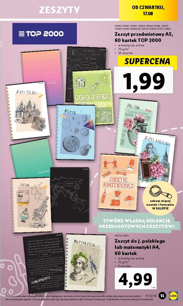 Gazetka promocyjna Lidl str. 15