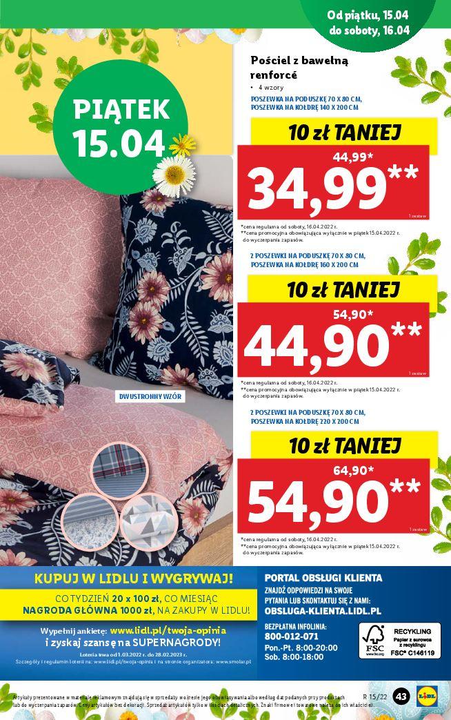 Gazetka promocyjna Lidl str. 43