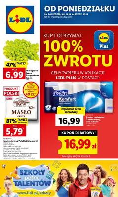 Lidl od poniedziałku