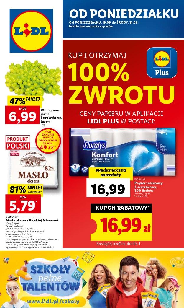 Gazetka promocyjna Lidl str. 1
