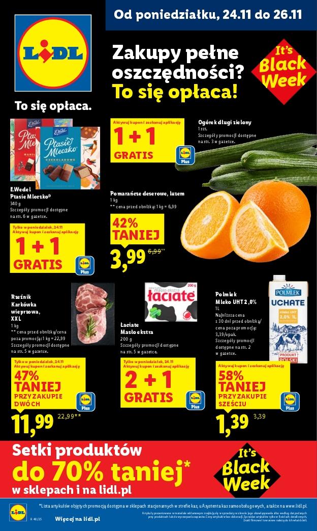 Gazetka promocyjna Lidl str. 1