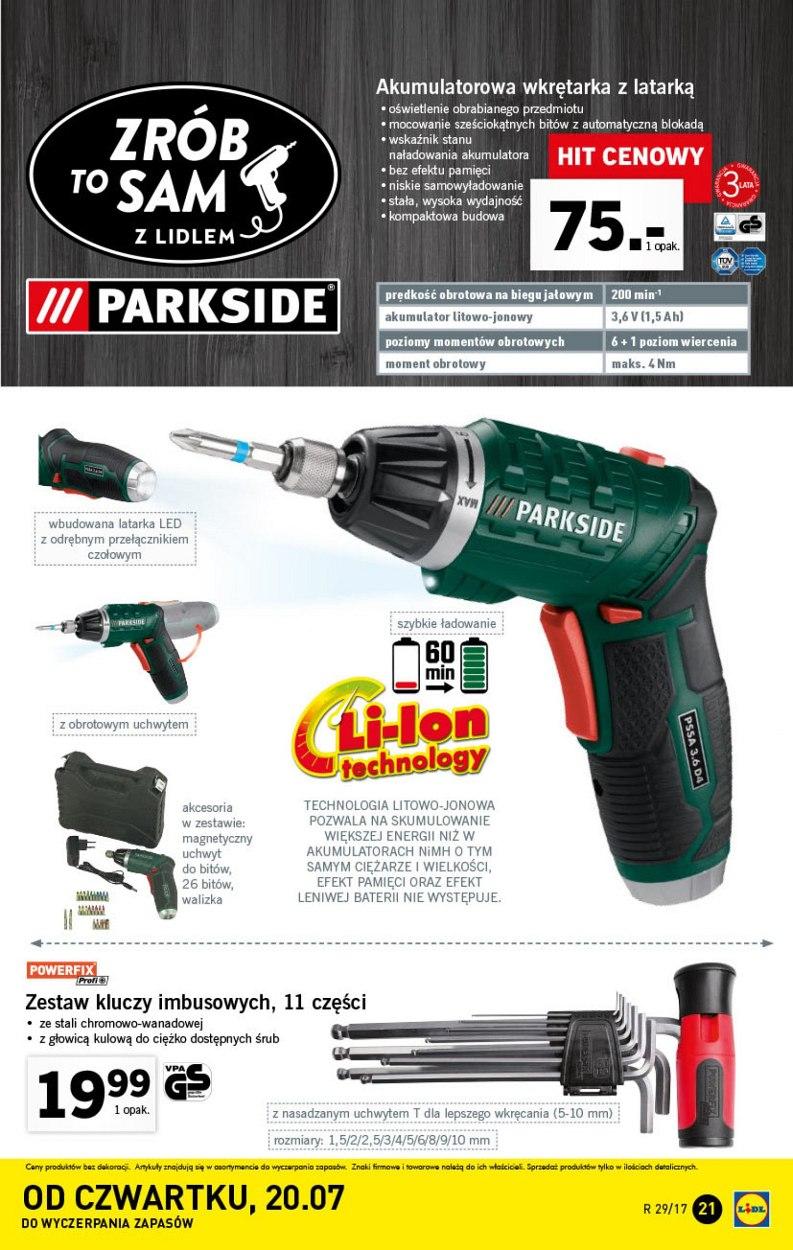 Gazetka promocyjna Lidl str. 21