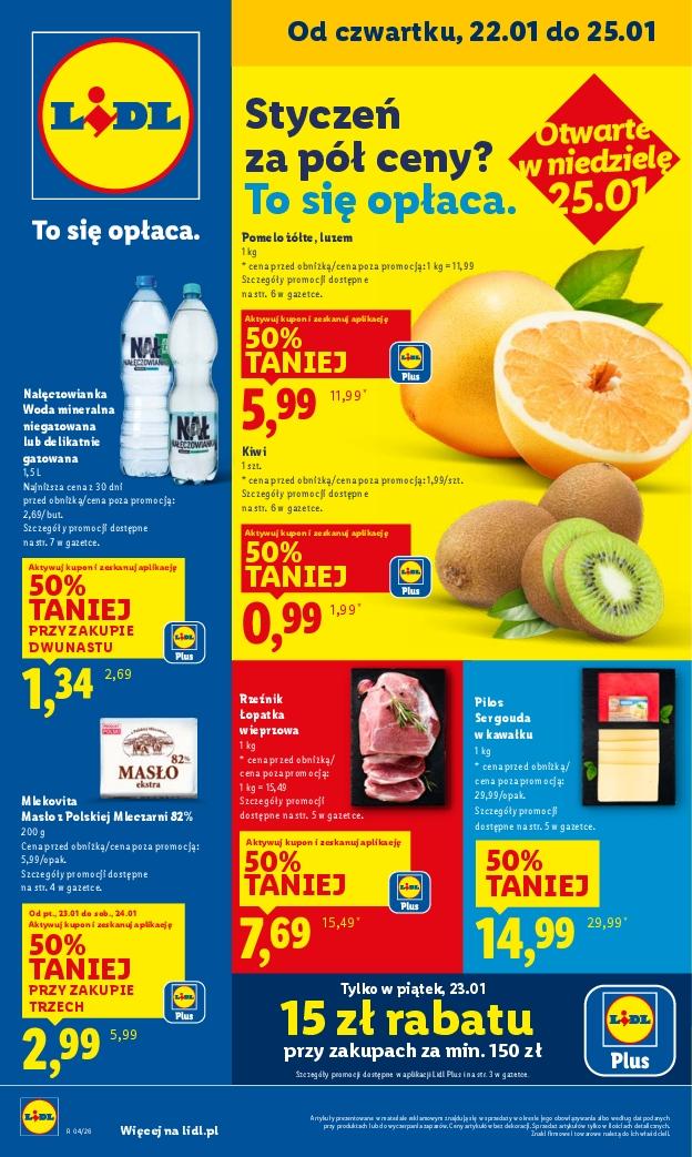Gazetka promocyjna Lidl str. 1