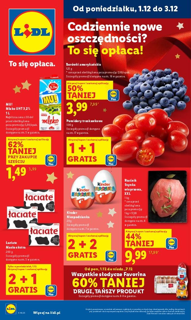 Gazetka promocyjna Lidl str. 1