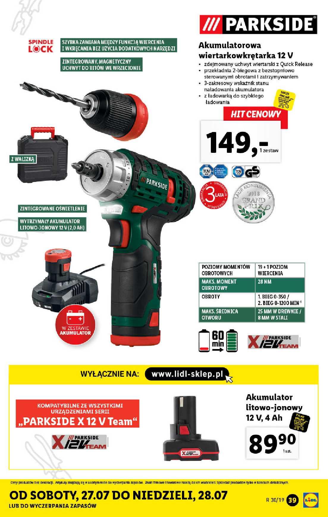 Gazetka promocyjna Lidl str. 39