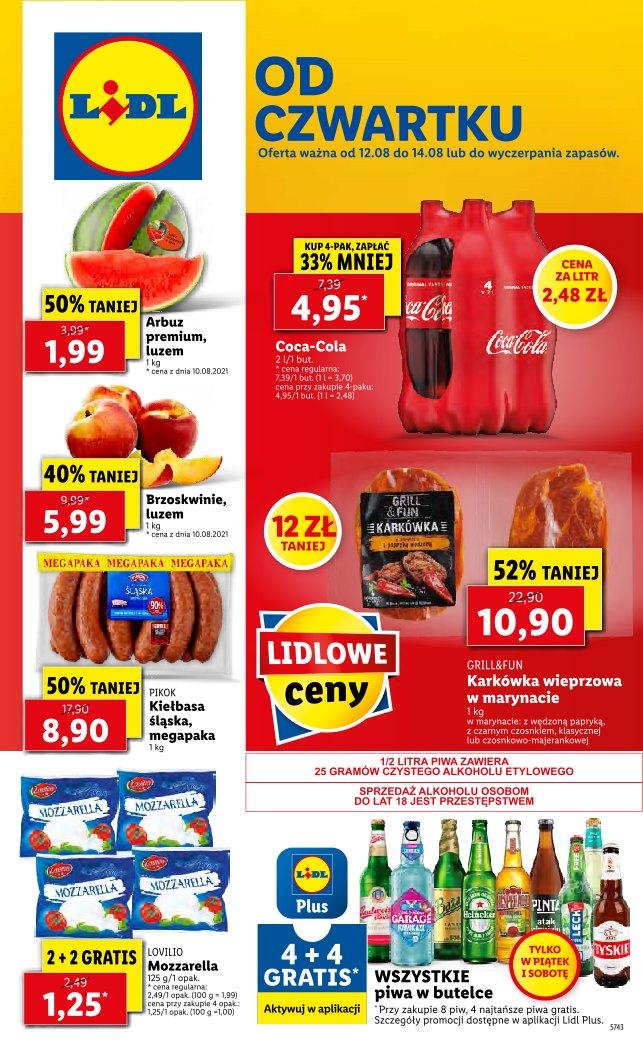 Gazetka promocyjna Lidl str. 1