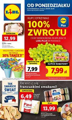 Lidl od poniedziałku