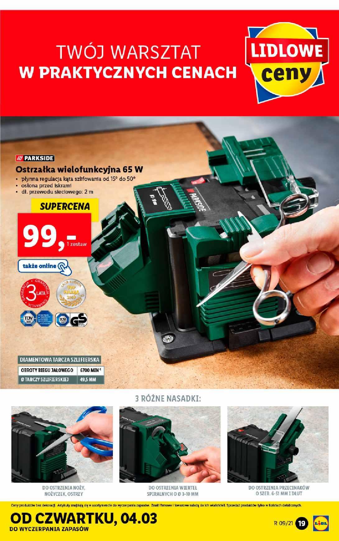 Gazetka promocyjna Lidl str. 19