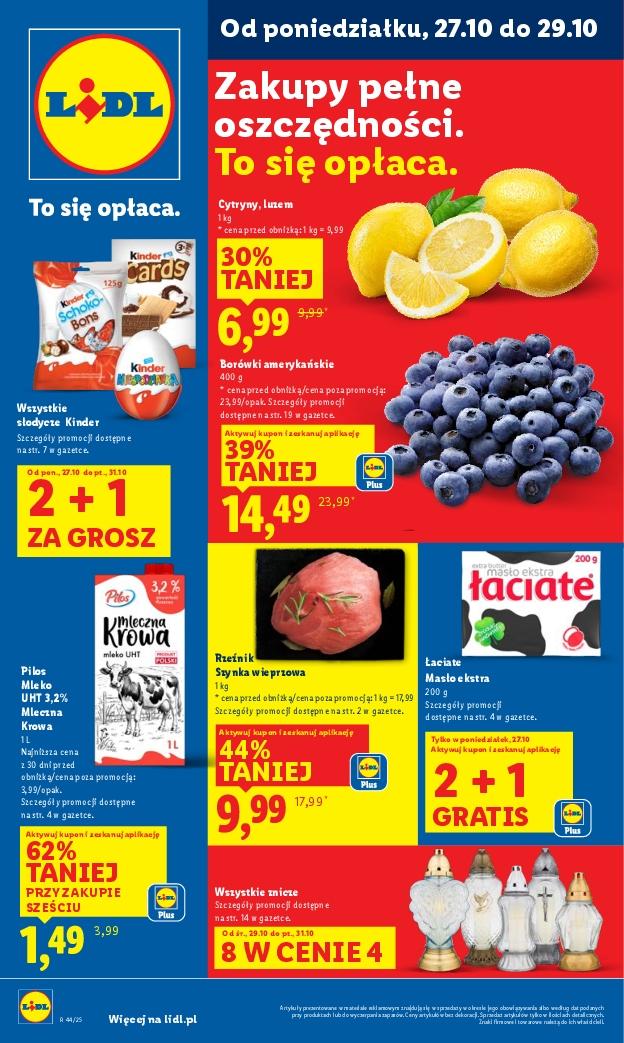 Gazetka promocyjna Lidl str. 1