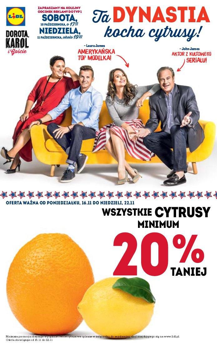 Gazetka promocyjna Lidl str. 1