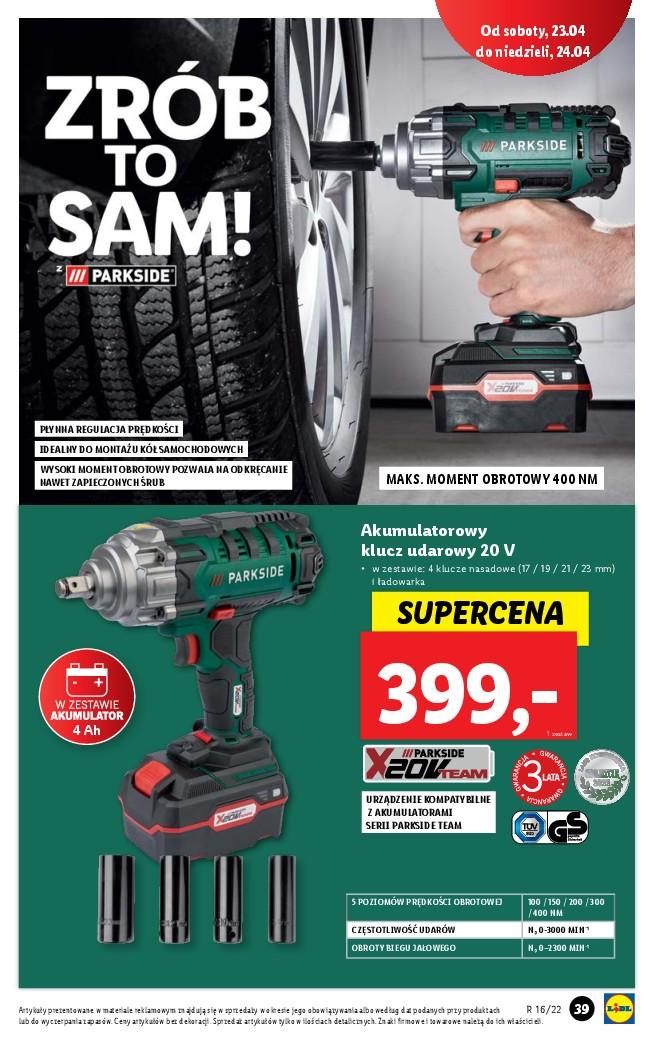 Gazetka promocyjna Lidl str. 39