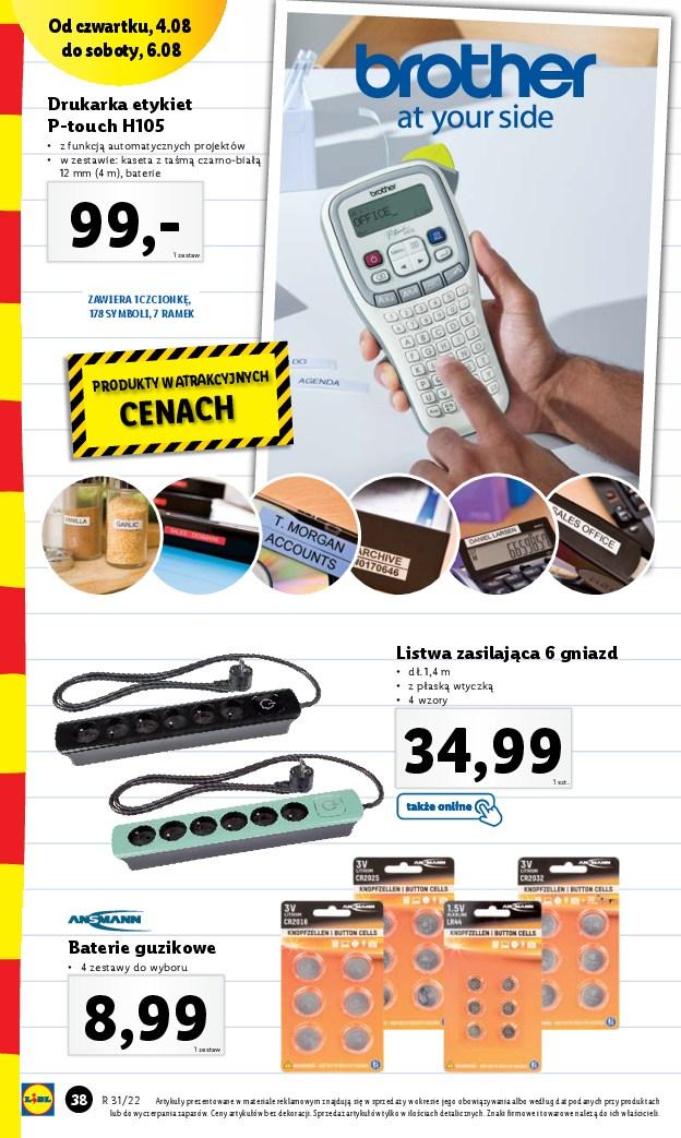 Gazetka promocyjna Lidl str. 38