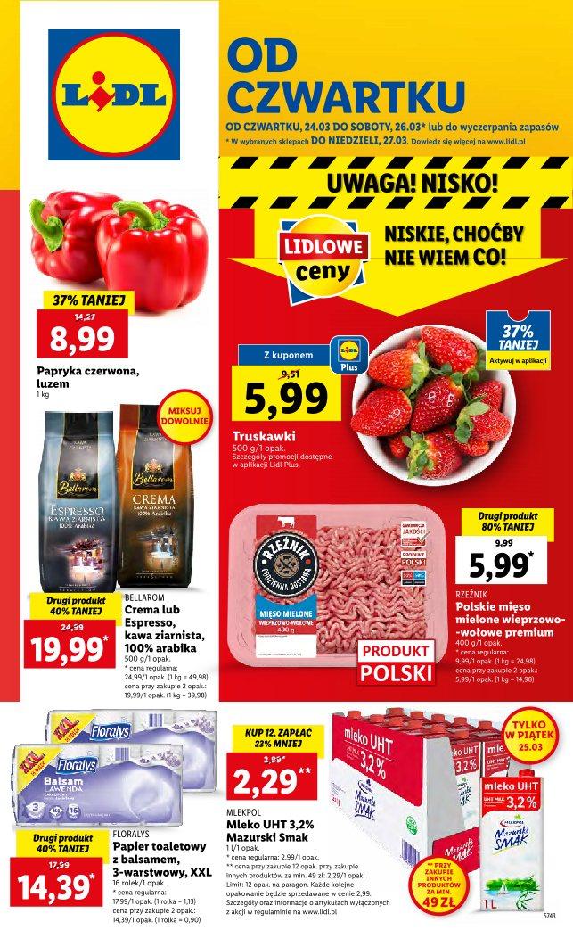 Gazetka promocyjna Lidl str. 1