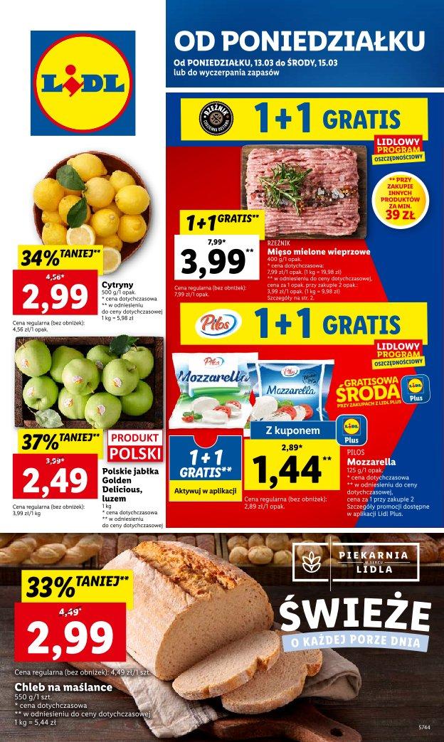 Gazetka promocyjna Lidl str. 1