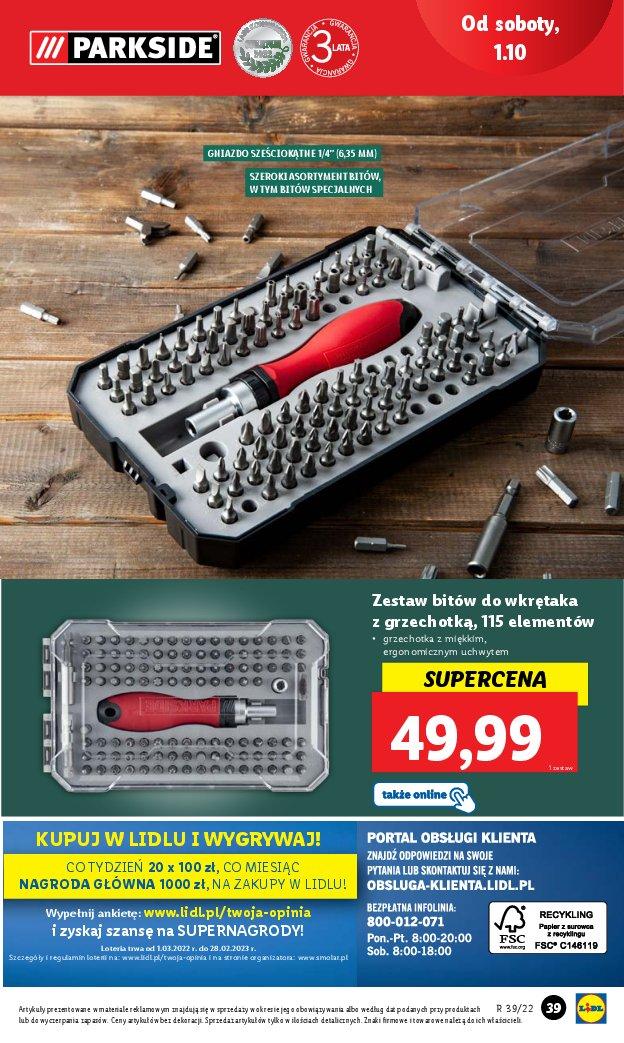 Gazetka promocyjna Lidl str. 39