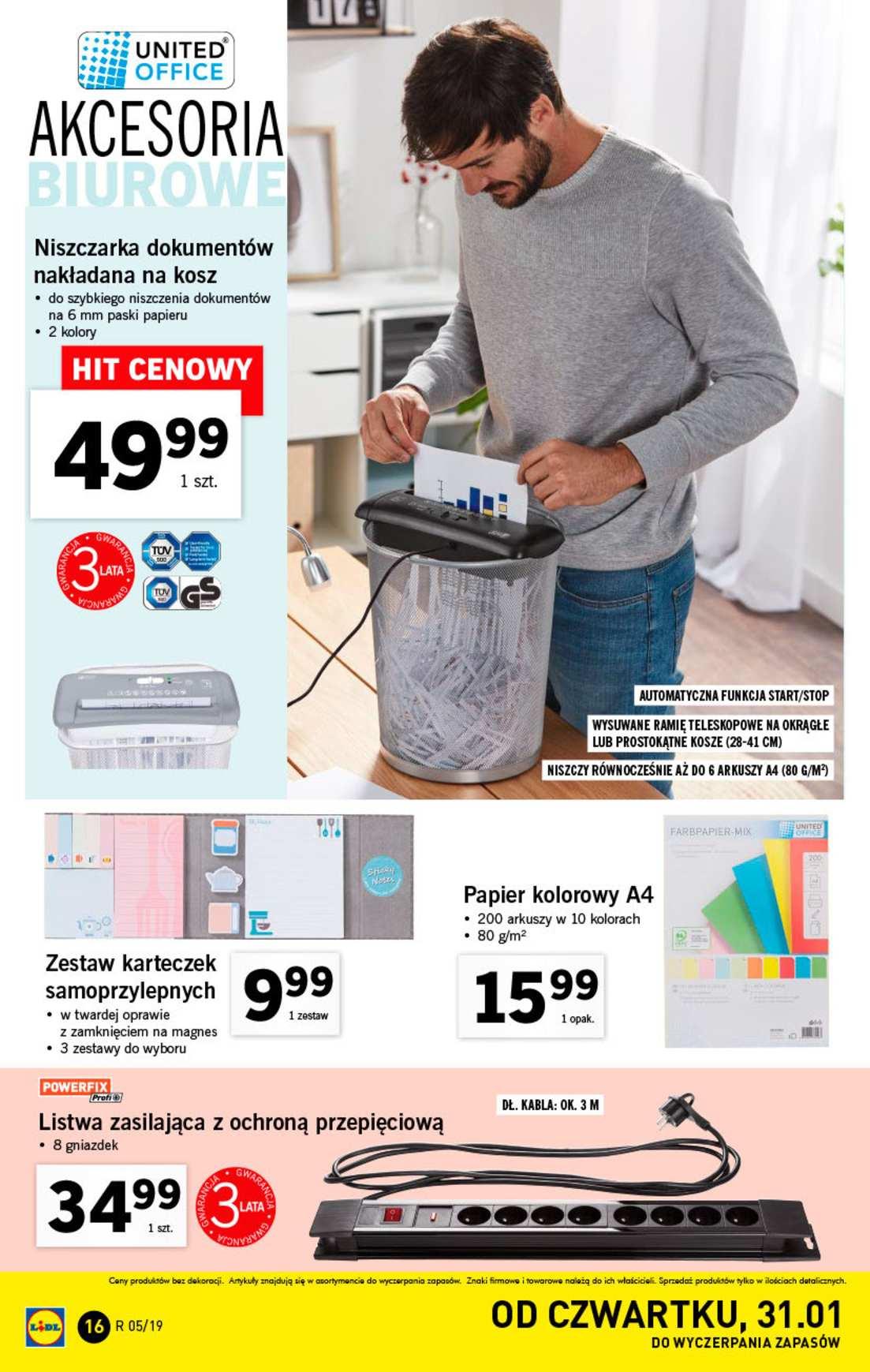 Gazetka promocyjna Lidl str. 16