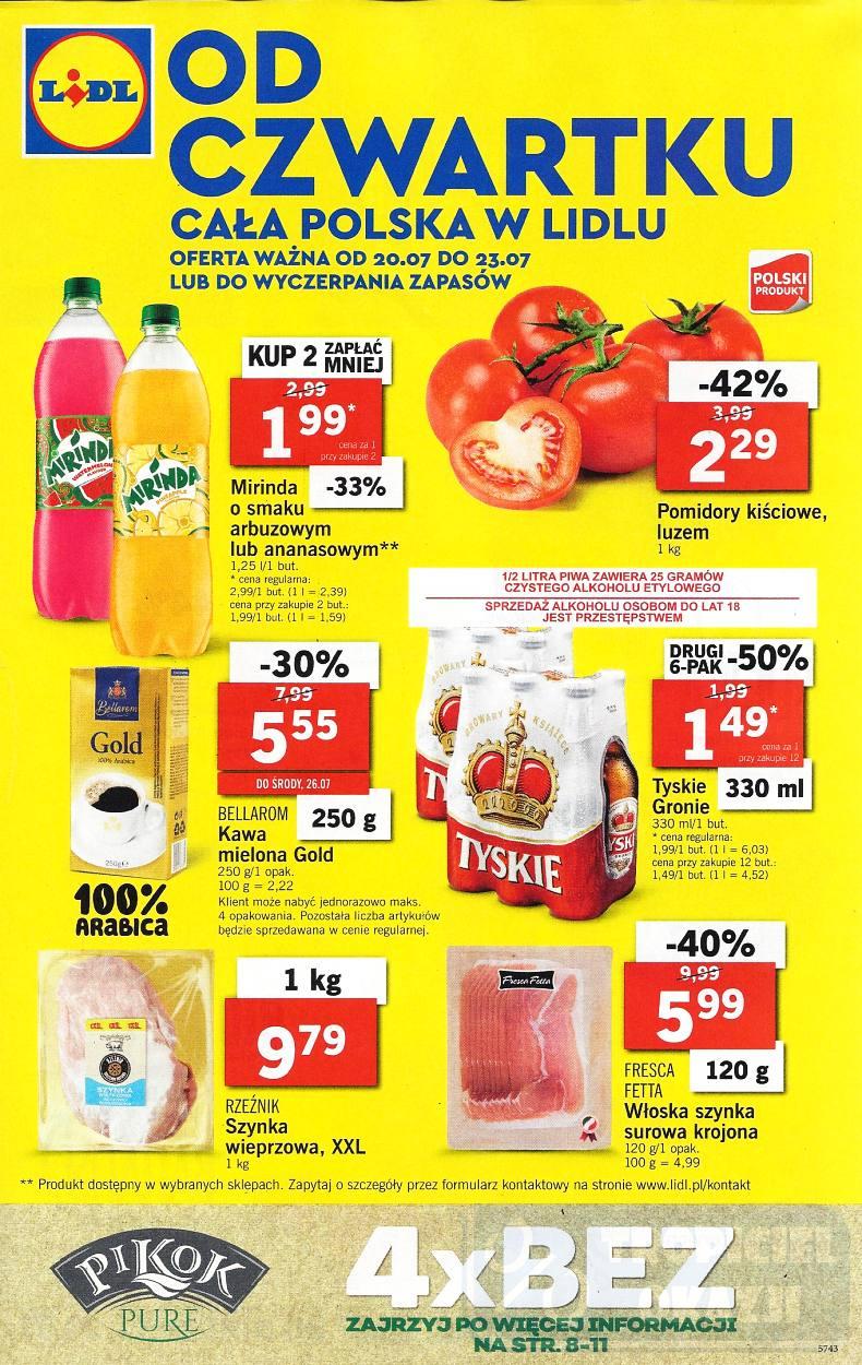 Gazetka promocyjna Lidl str. 1