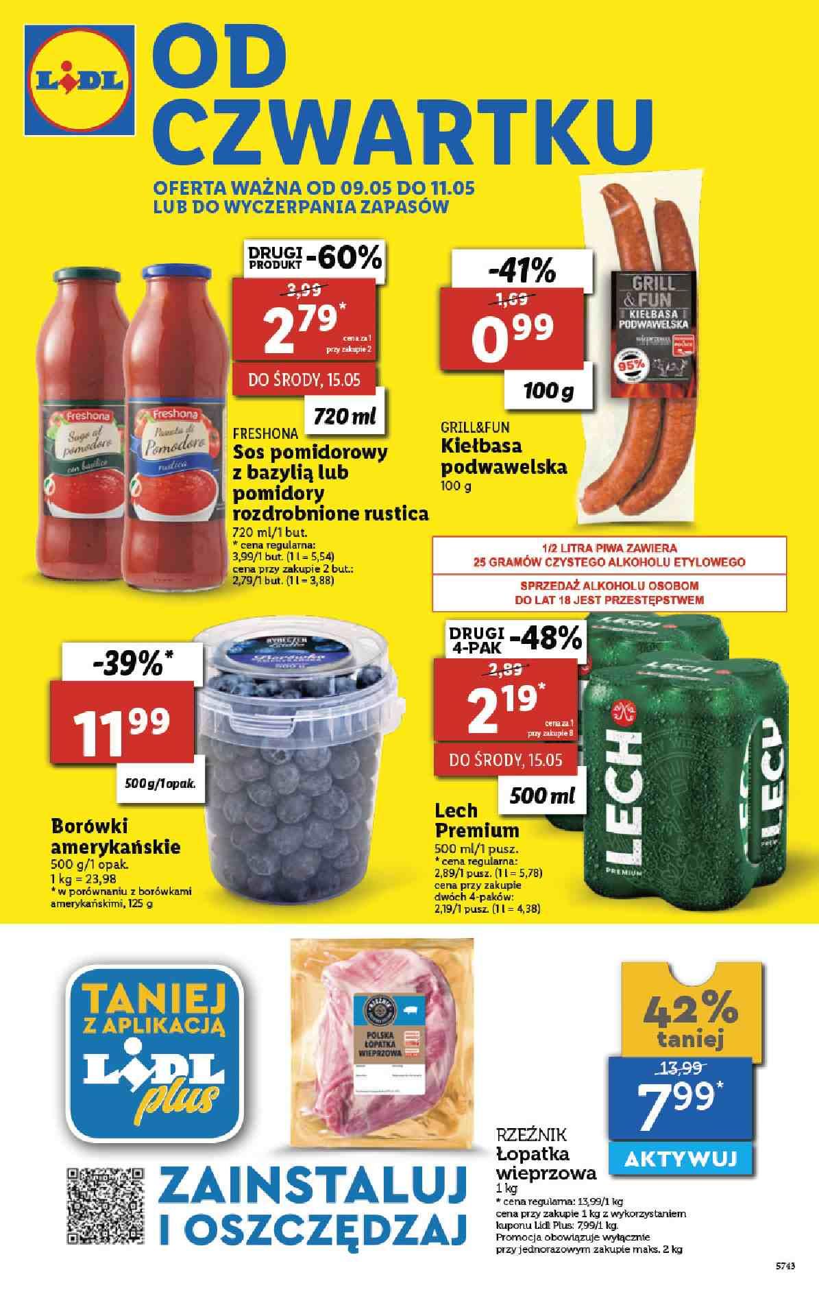 Gazetka promocyjna Lidl str. 1