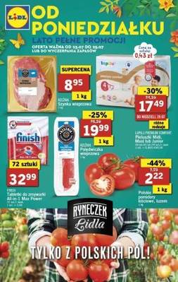 Lidl od poniedziałku