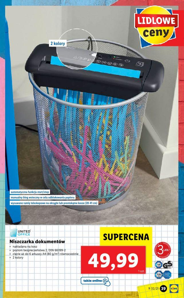 Gazetka promocyjna Lidl str. 39