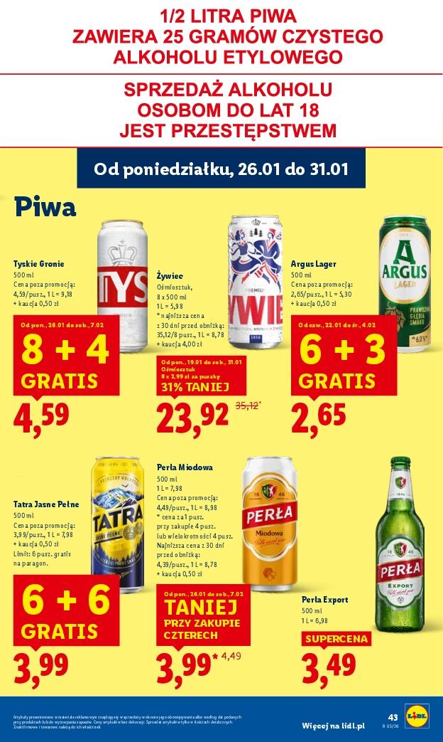 Gazetka promocyjna Lidl str. 43