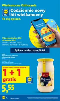 Lidl od poniedziałku